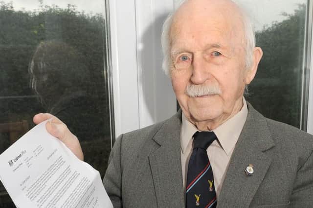 Bryan Robinson of Donington, awarded an MBE for his community work in Donington.