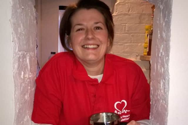 Hayley Chew, featuring in the new BHF campaign advert. EMN-161201-171246001