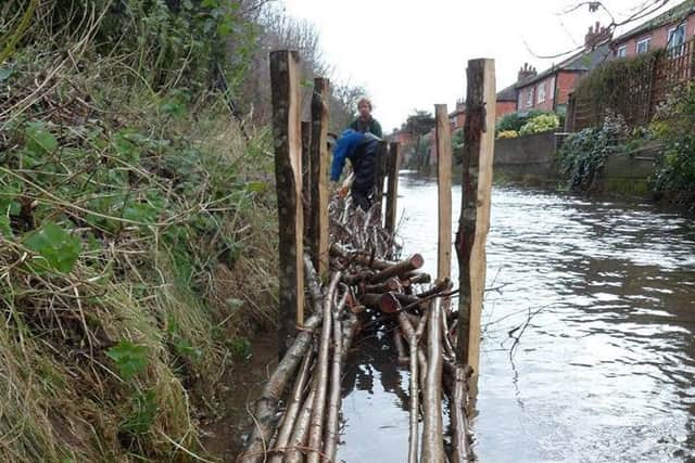Improvement works along the River Slea.