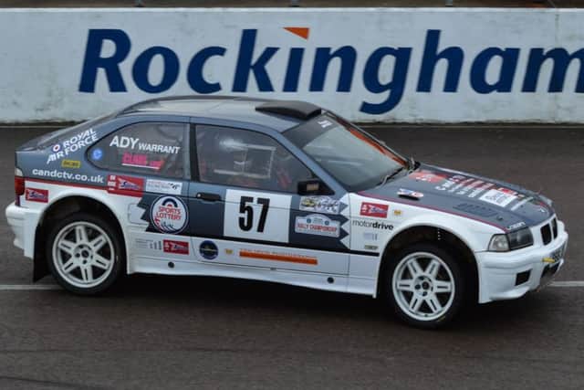 Rally action.