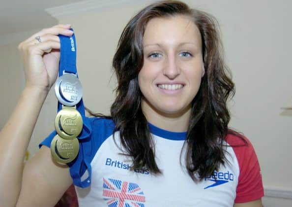 Olympic swimmer Sophie Allen