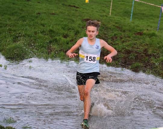 Archie Rainbow took home bronze from the under 15s boys' race EMN-160118-160345002