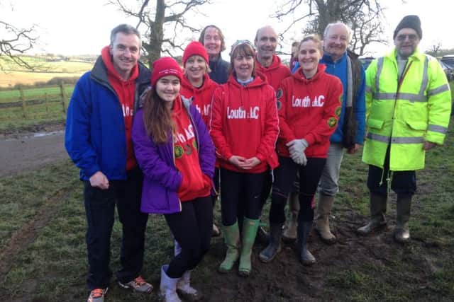 Louth AC team and officials prepare to do their bit at Biscathorpe EMN-160118-153333002