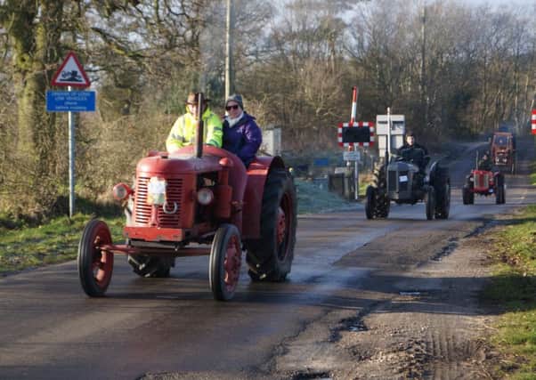 Middle Rasen Tractor road run EMN-160118-093033001