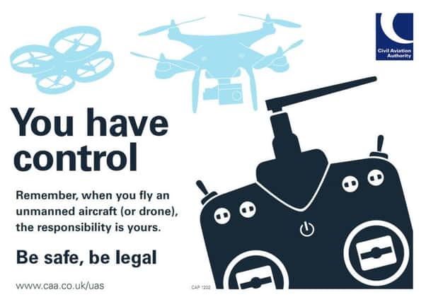 Lincolnshire Police are issuing advice on use of drones. EMN-160118-124047001