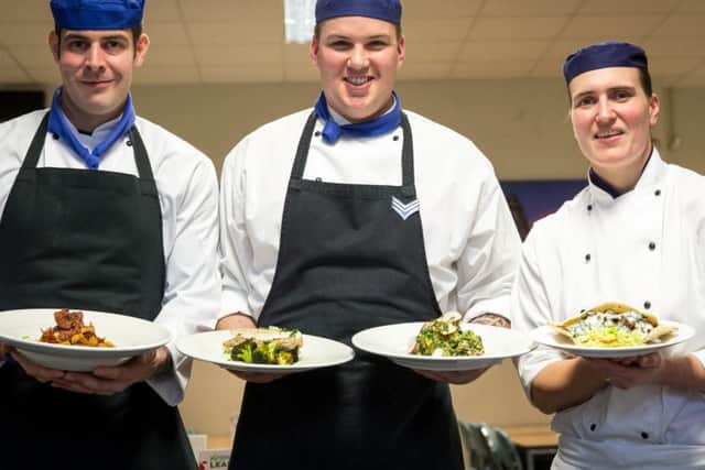 Fabulous recipes springing from RAF Coningsby chefs EMN-160118-132719001
