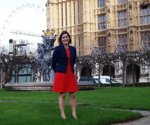 MP Victoria Atkins at Westminster.