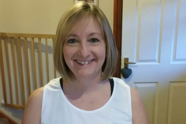 Debbie Chessum of Billingborough, all set to run her 10th marathon for charity. EMN-160118-144815001