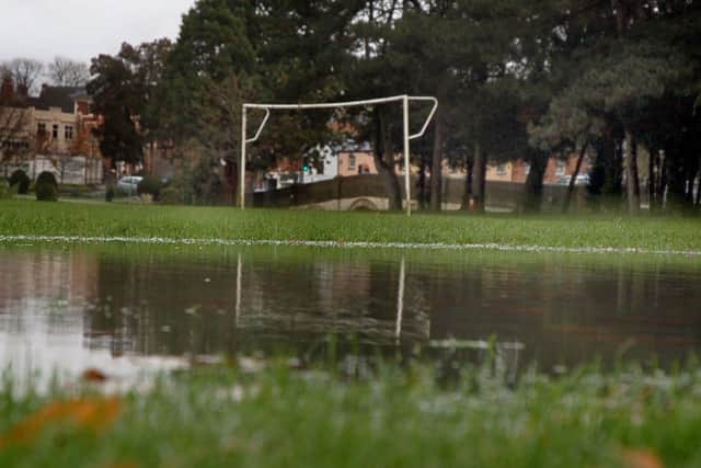 Waterlogged pitches - the local sportswriter's bugbear EMN-160118-151322002