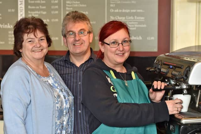 New challenge: left to right, Christine Daniels, Kim Daniels and Clare Jolly EMN-160118-162314001