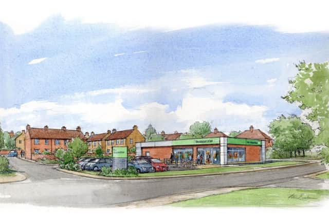 The new Co-op store at Ancaster, set to open in five weeks' time. EMN-160119-163257001