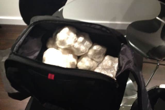 The drugs included heroin and crack