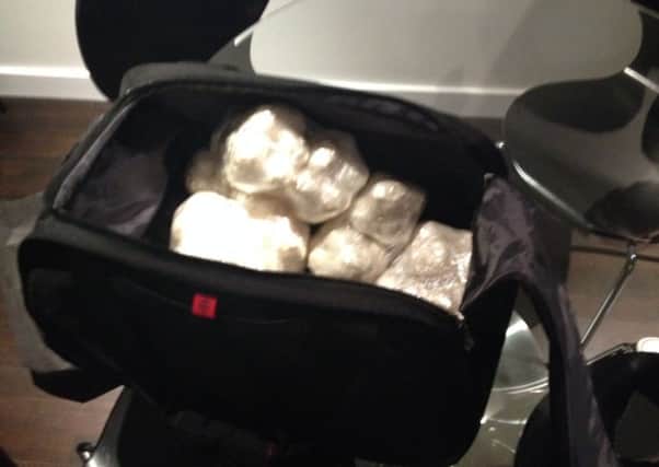 The drugs included heroin and crack