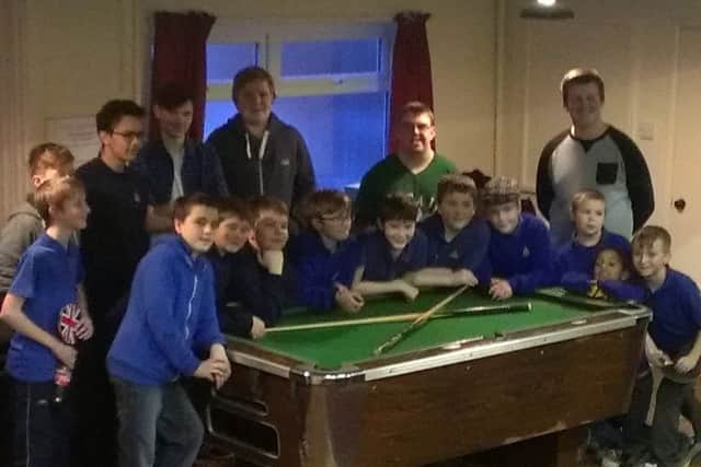 Youngsters from five Boys' Brigades contest a South Lincs Battalion sports day at Long Sutton Baptist Church.
