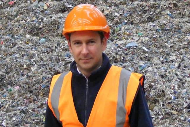 Managing Director of Mid UK recycling company, Christopher Mountain.