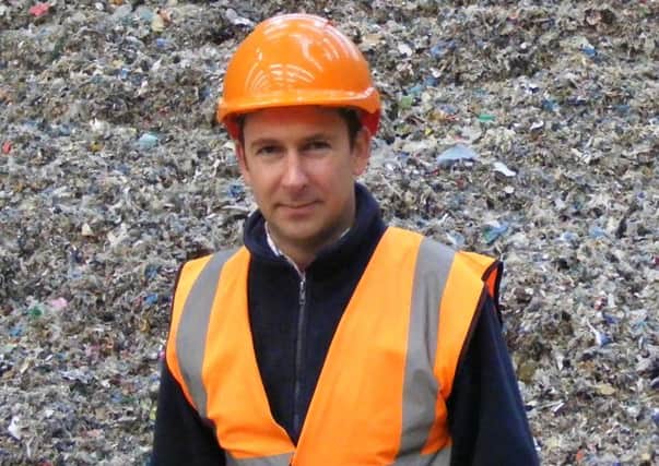 Managing Director of Mid UK recycling company, Christopher Mountain.