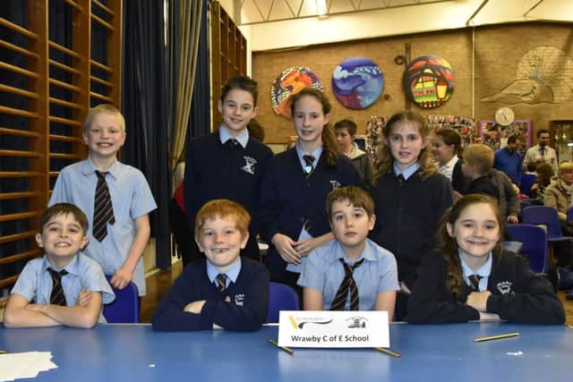 The winners of the annual Maths Challenge held at The Vale Academy in Brigg-Wrawby CofE Primary. EMN-160302-151441001