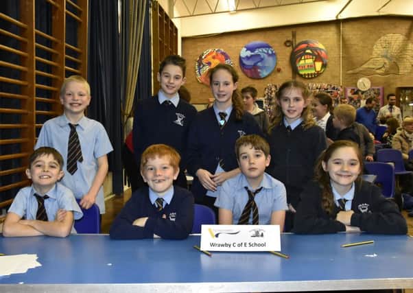 The winners of the annual Maths Challenge held at The Vale Academy in Brigg-Wrawby CofE Primary. EMN-160302-151441001