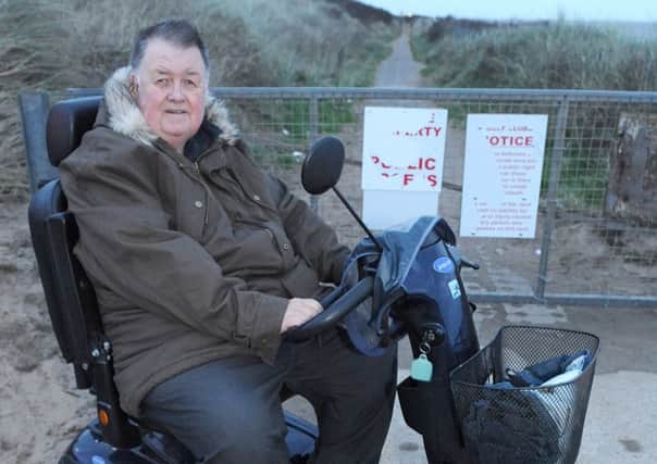 Paul Marshall who is campaigning to get the coastal path opened from North Shore in Skegness to Winthorpe. ANL-160802-105552001
