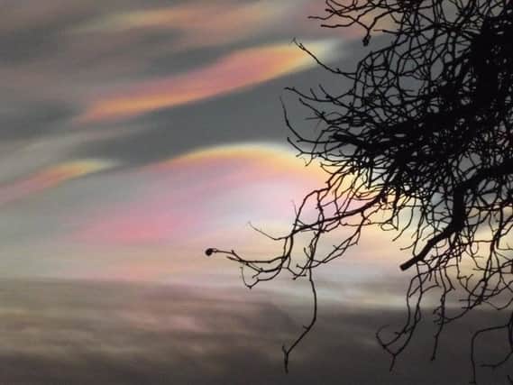 Rare Nacreous Clouds were seen in Lincolnshire last week.