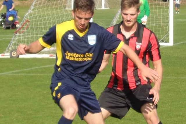 Danny Marshalls four-goal salvo booked Mablethorpes place in the semi-finals EMN-160802-095056002