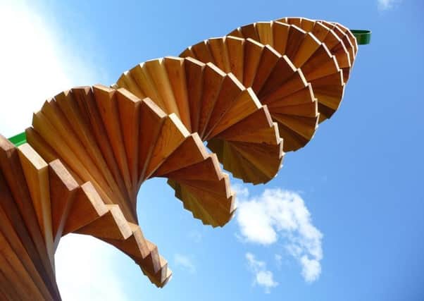 Get to grips with wood as a material with local wood worker and sculptor Mark Clarke. Create your version of his well know wooden helix sculpture. EMN-160402-142950001