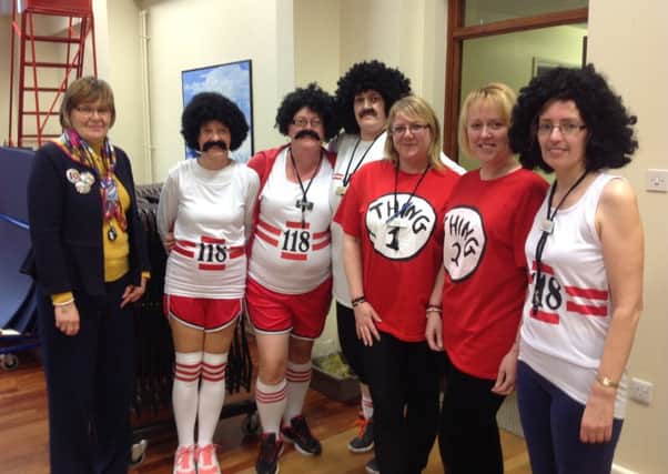 Staff and pupils at Richmond School in Skegness dressed up like 'numbers' to raise Â£224 for the NSPCC.