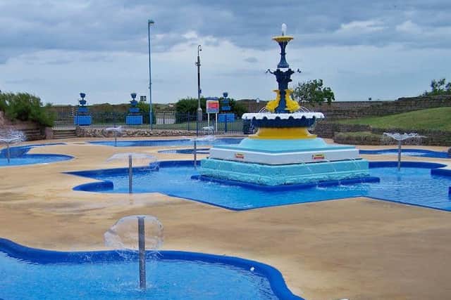 The Fairy Dell paddling pool in Skegness. ANL-160502-183158001
