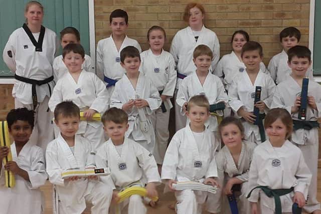 The taekwondo club members were successful at their grading.