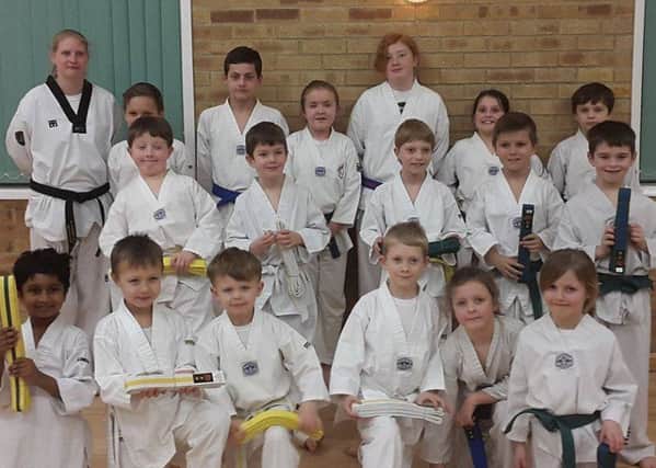 The taekwondo club members were successful at their grading.