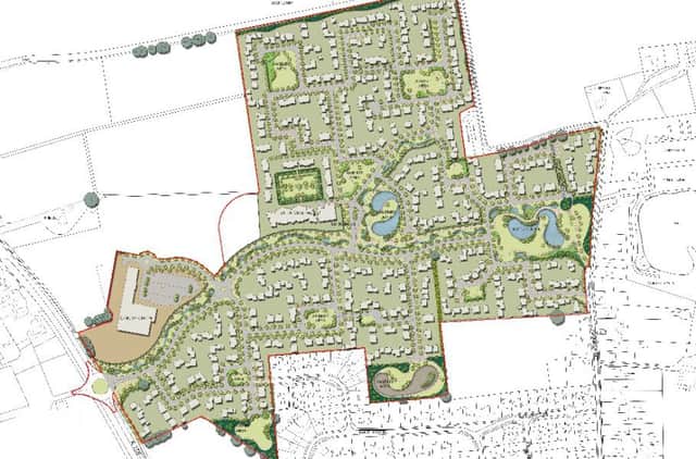 Crowders' plan for 500 homes in Horncastle.