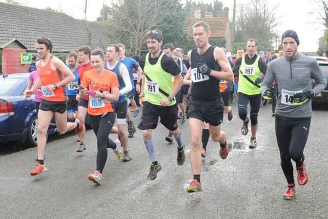Start of the Caythorpe Dash. Photo: David Dawson