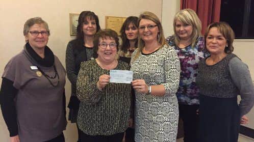 Federation Chairman Christine Morgan, Brenda Maltby (Louth Thirteen Plus Project), Kaye Findlay, Philippa Fairburn, Lisa Hammond and Tonia Warsap.