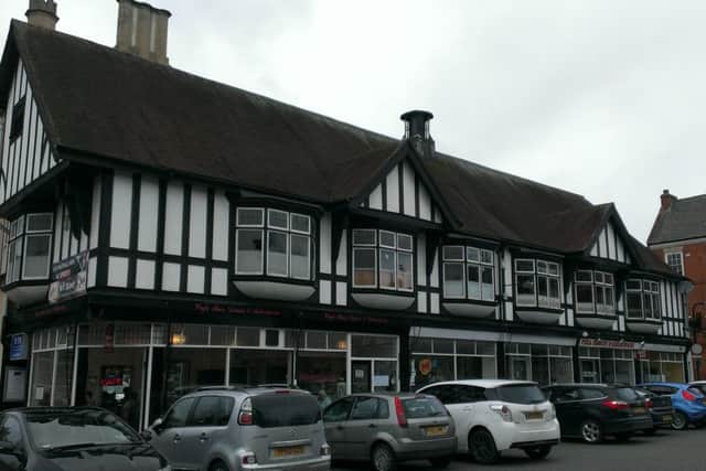 The first shop front restoration project to get grant funding in Sleaford Market Place. EMN-160902-150940001