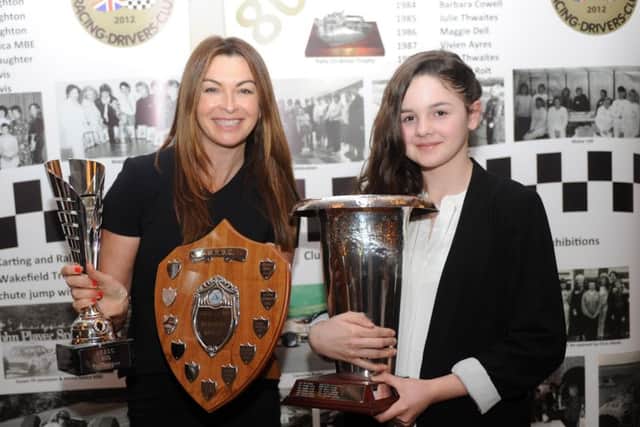 Abbi with Suzy Perry.