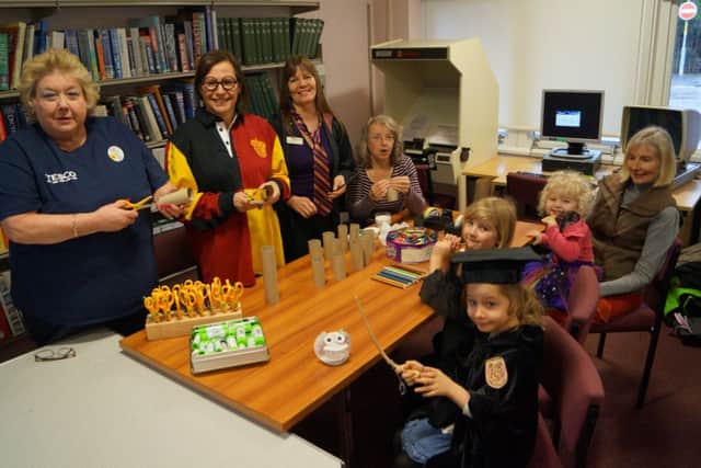 Fun on a Harry Potter theme at Market Rasen Library EMN-161002-124507001