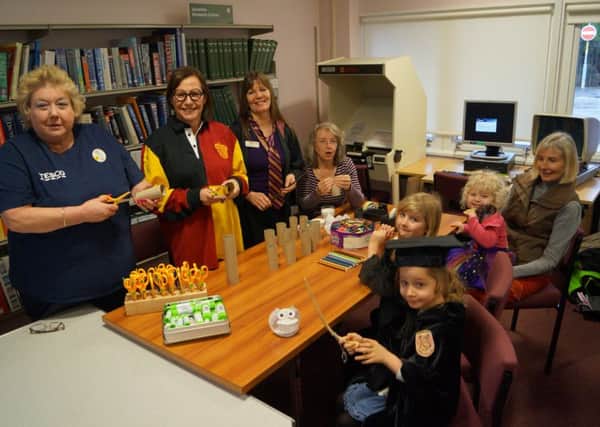 Fun on a Harry Potter theme at Market Rasen Library EMN-161002-124507001