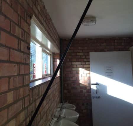 Stickney Park toilets have been subject to vandalism.