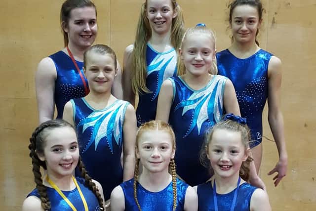 The TJs girls ready for action.