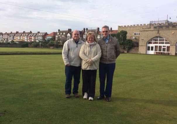 Over-55s bowlers at the north bowling greens in Skegness.