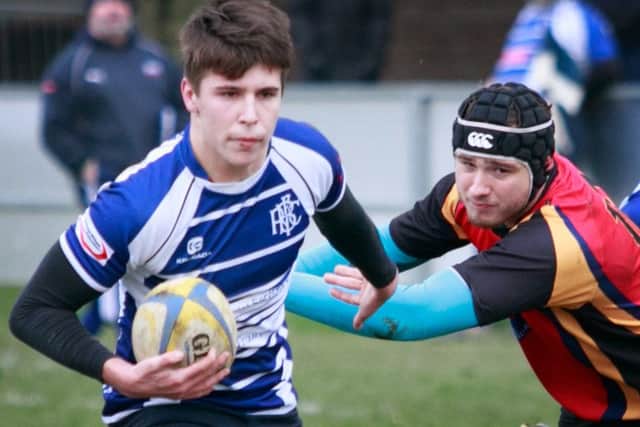 James Andrews in action for Boston RFC. Photo: David Dales.