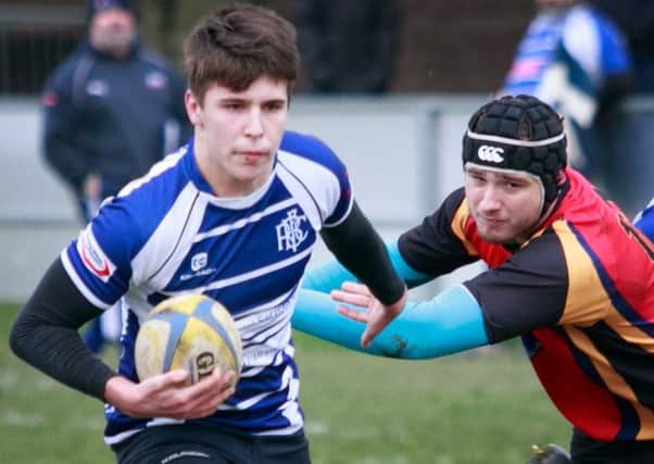 James Andrews in action for Boston RFC. Photo: David Dales.