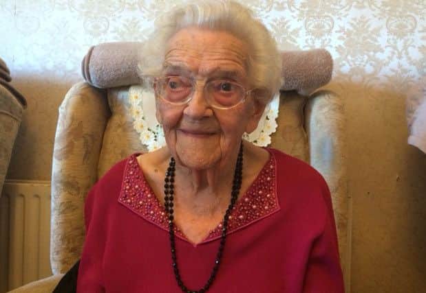 Gladys Waite is celebrating her 104th birthday in Skegness ANL-160215-173051001