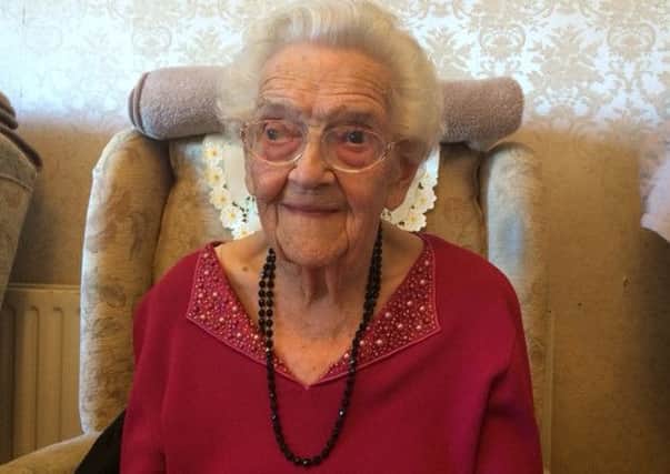 Gladys Waite is celebrating her 104th birthday in Skegness ANL-160215-173051001
