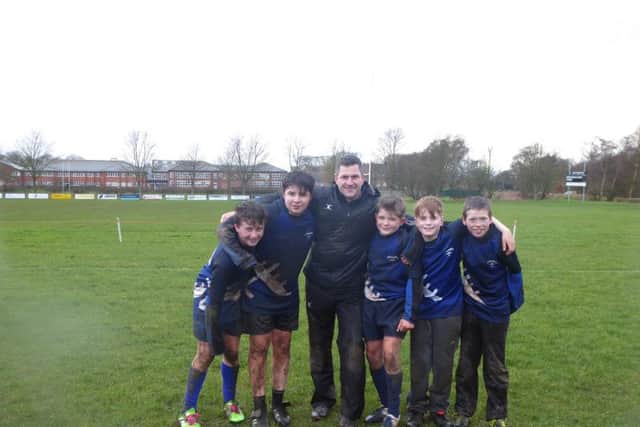 Barnes Wallis students with Paul Grayson.