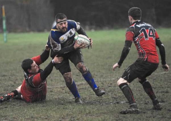Action from Skegness Rugby Club's defeat to Meden Vale.
