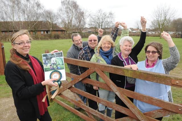 Pictured (from left) Sue Shelford, site manager, with volunteers Mike Walton, Stan Garner-Jones, Denise Bailey, Gladys Sweeney, and Janet Garner-Jones.