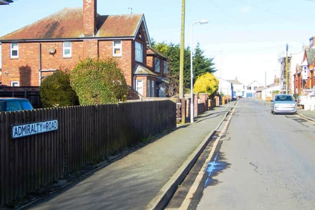 The fire happpened in Admiralty Road, Mablethorpe on Friday evening (February 19).