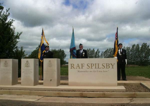 The RAF Spilsby Airfield memorial.