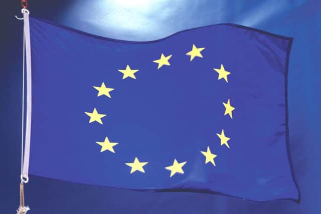 EU flag. EMN-160223-103536001